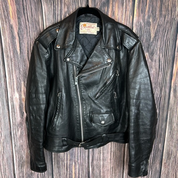 Excelled Vintage Leather Jacket- Size 42
